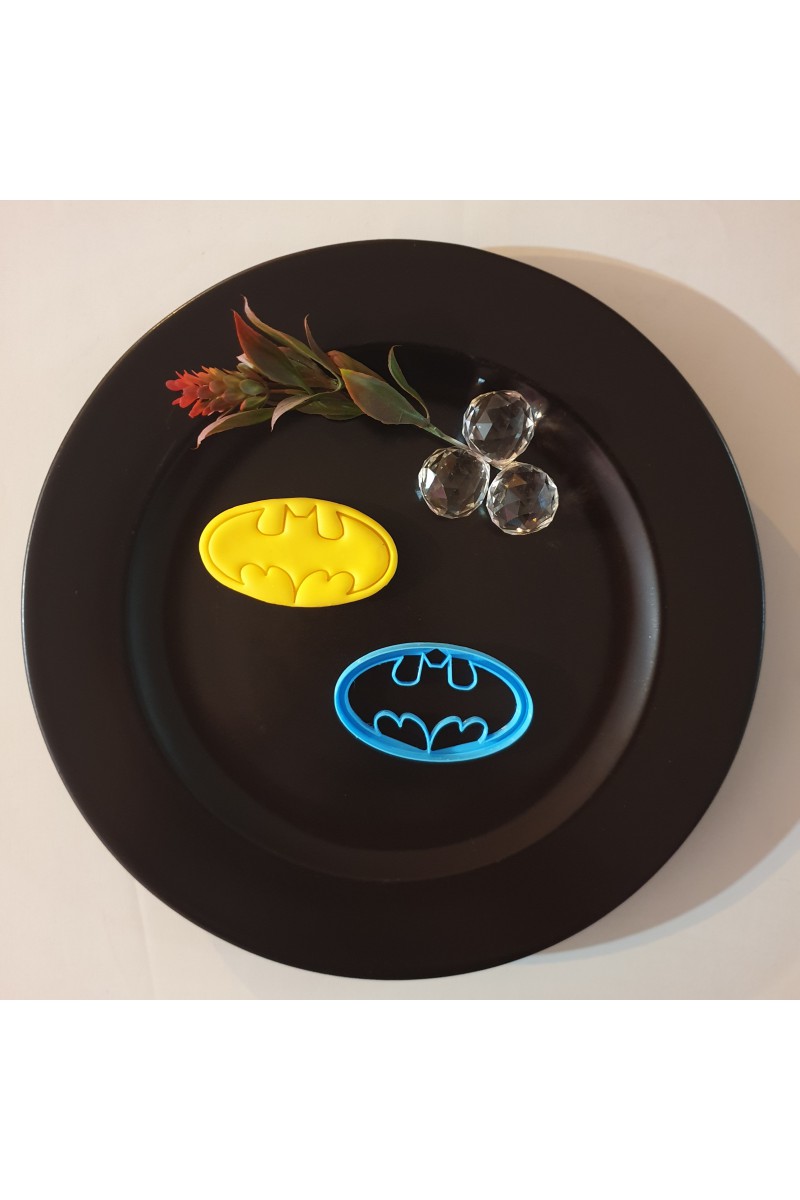 Batman Logo Kurabiye Kalıbı 91X53X10 mm