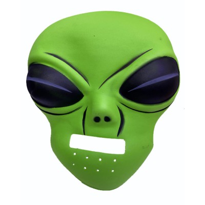 Ghoulish Productions Green Alien Mask 45x30 Cm ( Uzaylı )