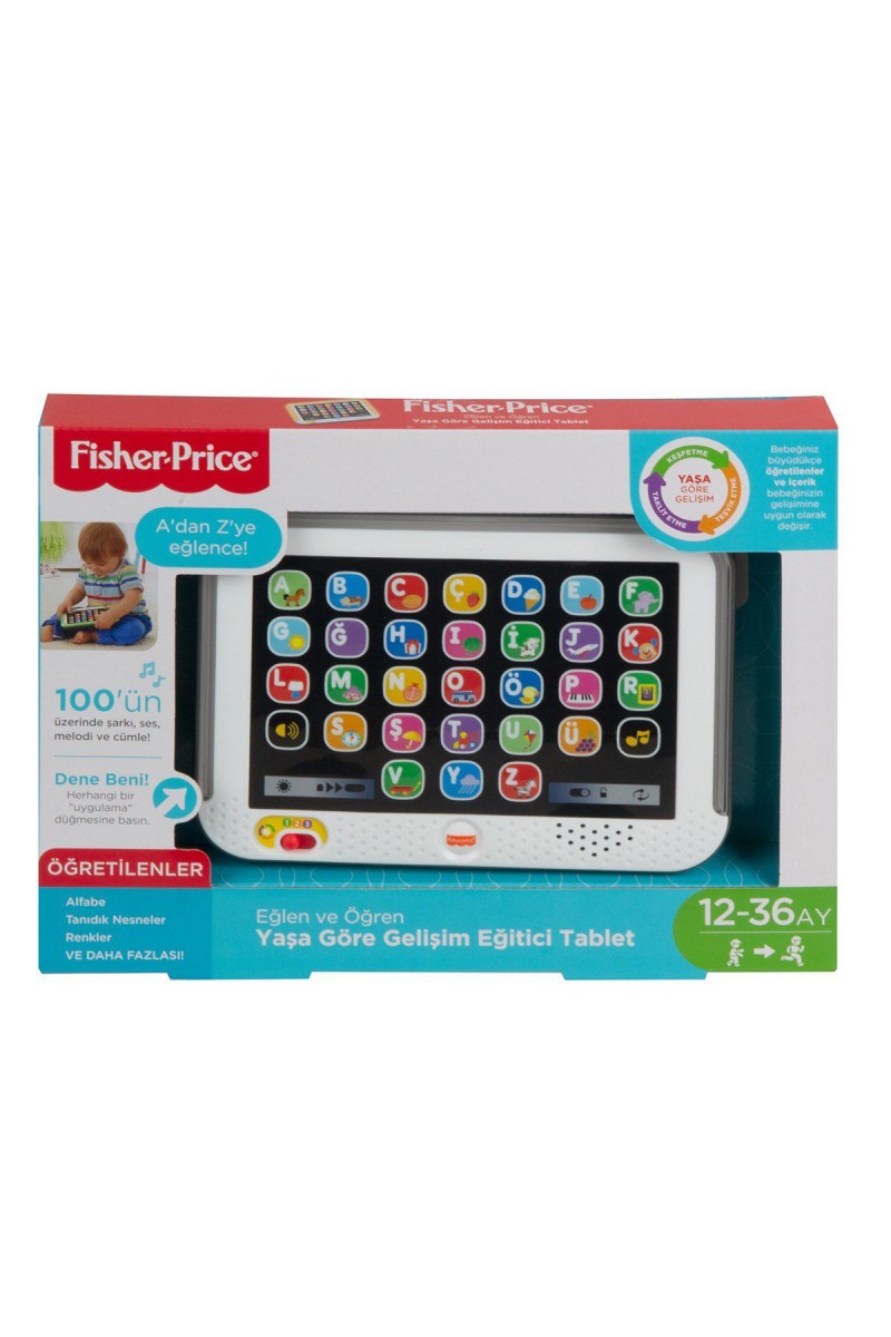 Clk64 Fisher-price® Yaşa Göre Gelişim Eğitici Tablet /türkçe /eğlen Ve Öğren