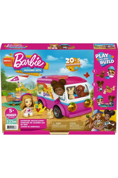 Gwr35 Mega™ Barbie®nin Mega Karavanı 123 Parça +5 Yaş