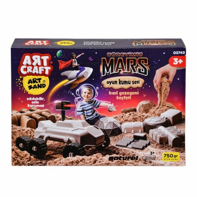 03743 Art Craft Görevimiz Mars Kinetik Kum Oyun Seti 750 Gr.