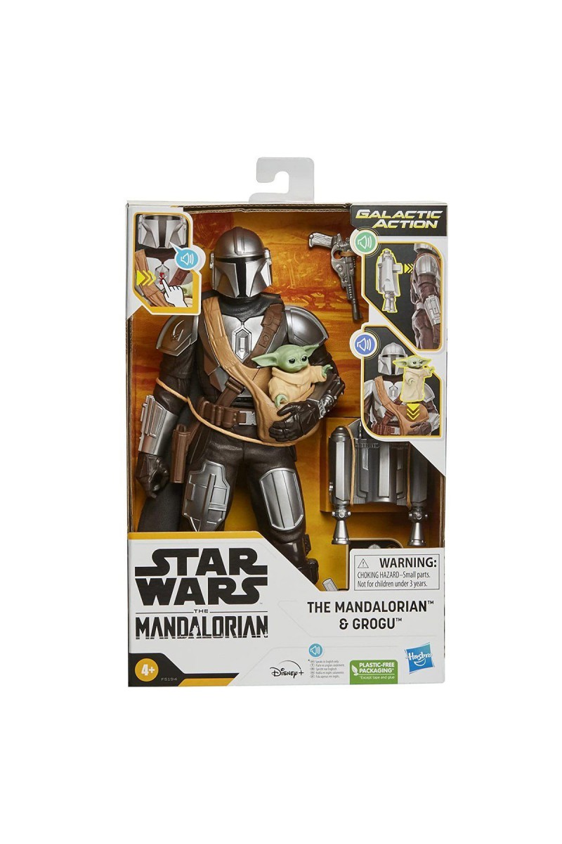 F5194 Star Wars The Mandalorian Ve Grogu Aksiyon Figürü +4 Yaş