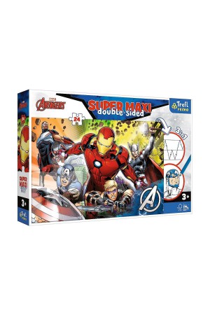 Puzzle-41007 Süper Maxi Avengers 24 Parça Çocuk Puzzle