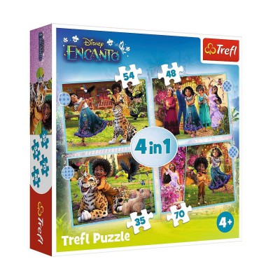 Puzzle-34615 Disney Encanto 4ın1 Puzzle