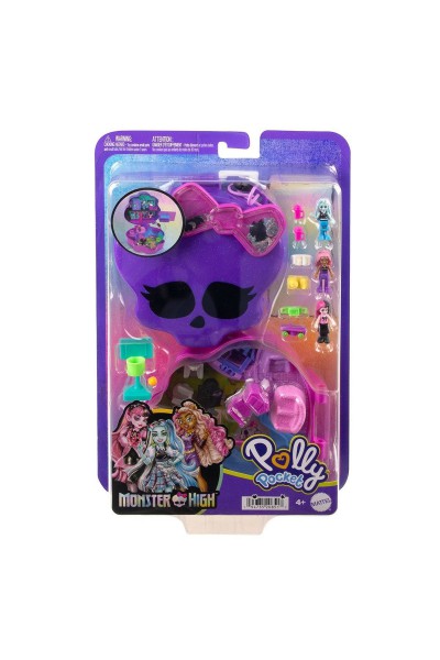 Hvv58 Polly Pocket - Monster High Temalı Kompakt Oyun Seti