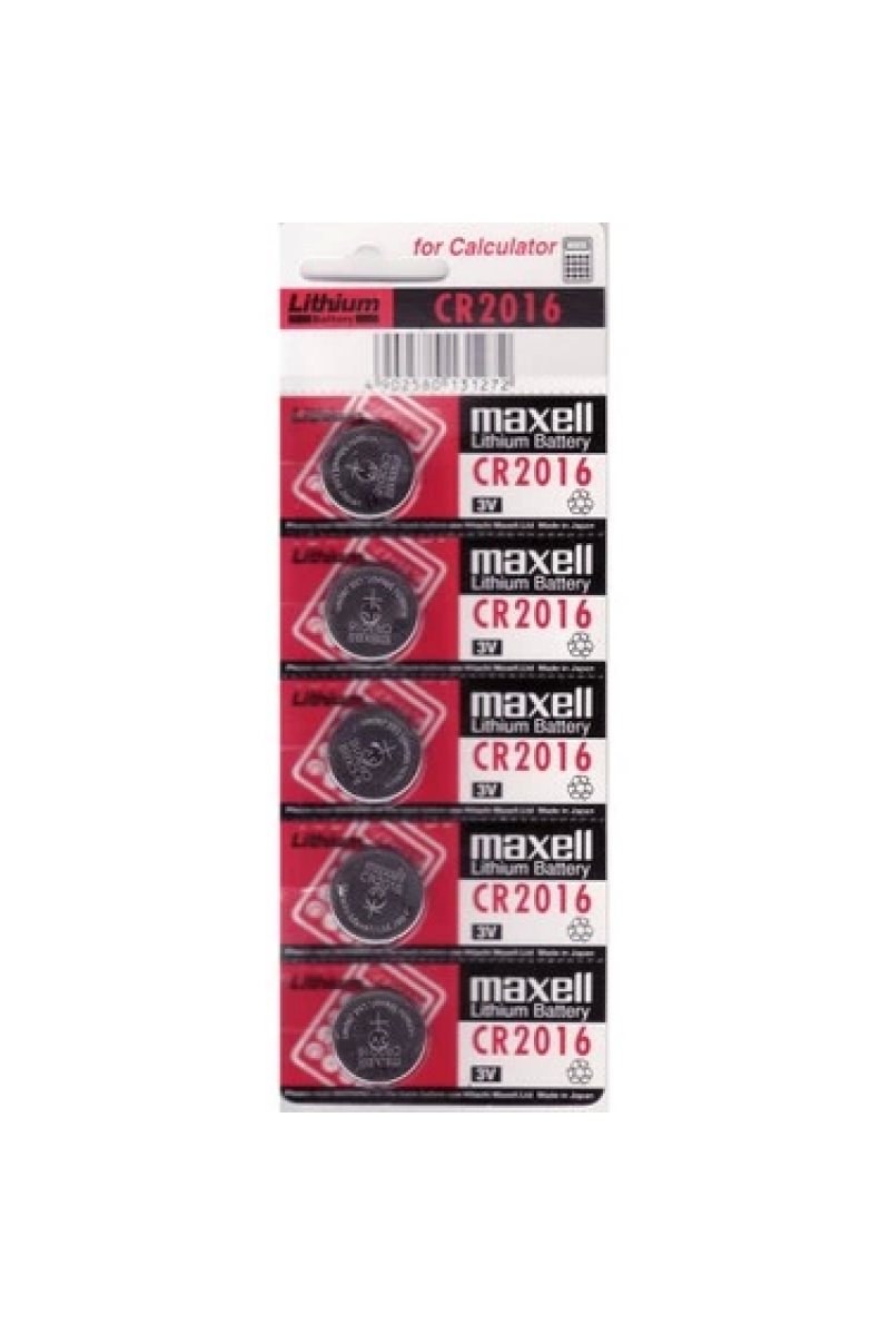 Maxell Cr2016 3v Lityum Düğme Pil 5li Paket