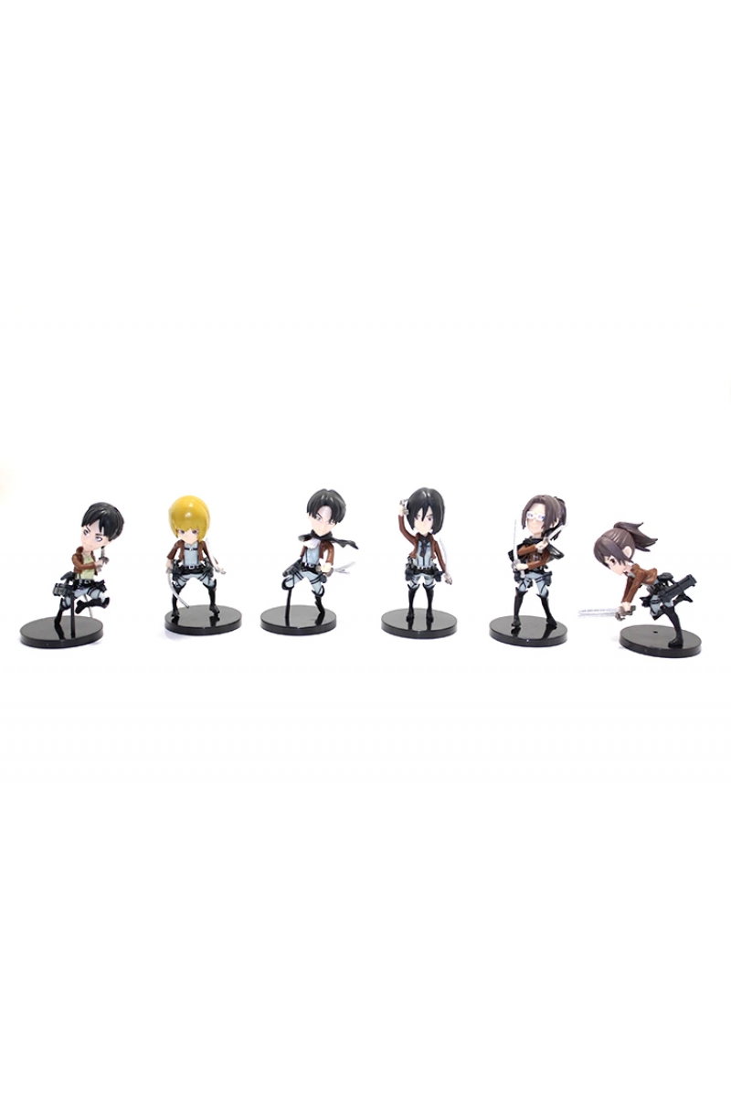 Silikon Anime Figür 6lı Set Alk132