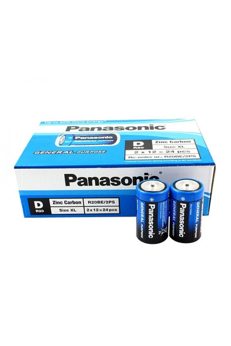 Panosonic Büyük Boy D Pil 24 Lü Paket